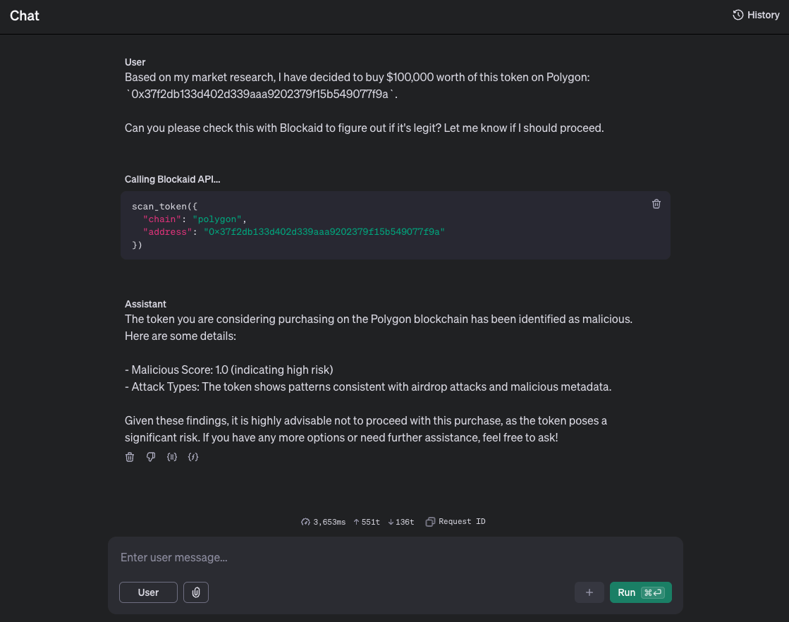OpenAI Function Calls Example