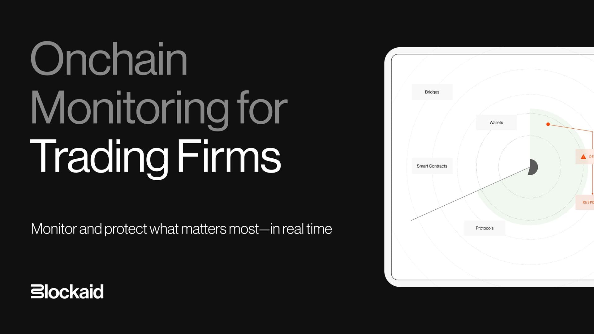 Onchain Monitoring for Trading Firms